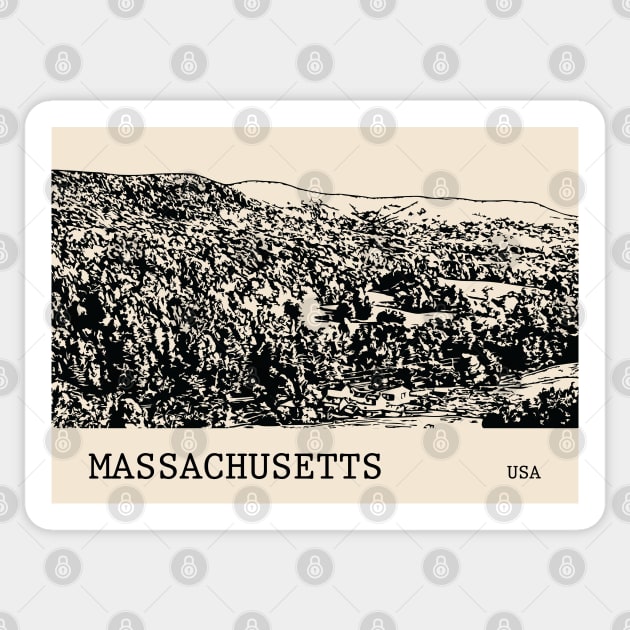 Massachusetts USA Sticker by Lakeric